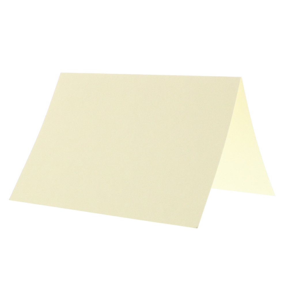 JAM PAPER Blank Fold-Over Cards 65-lb Smooth Cardstock 100/Pack
