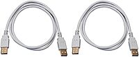 Monoprice USB 2.0 Type-A Male to Type-A Male Cable, Gold Plated, 28/24AWG