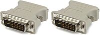 StarTech.com DVI to VGA Cable Adapter - DVI (M) to VGA (F) - 2 Pack - Male DVI to Female VGA (DVIVGAMF), Beige