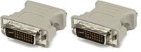 StarTech.com DVI to VGA Cable Adapter - DVI (M) to VGA (F) - 2 Pack - Male DVI to Female VGA (DVIVGAMF), Beige