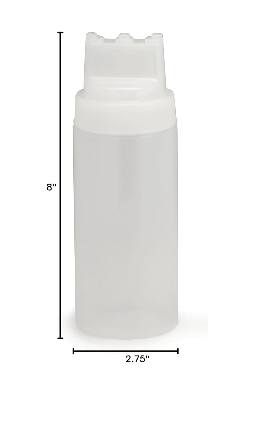 Tablecraft SelecTop Three TipTop 16 Oz Squeeze Bottle