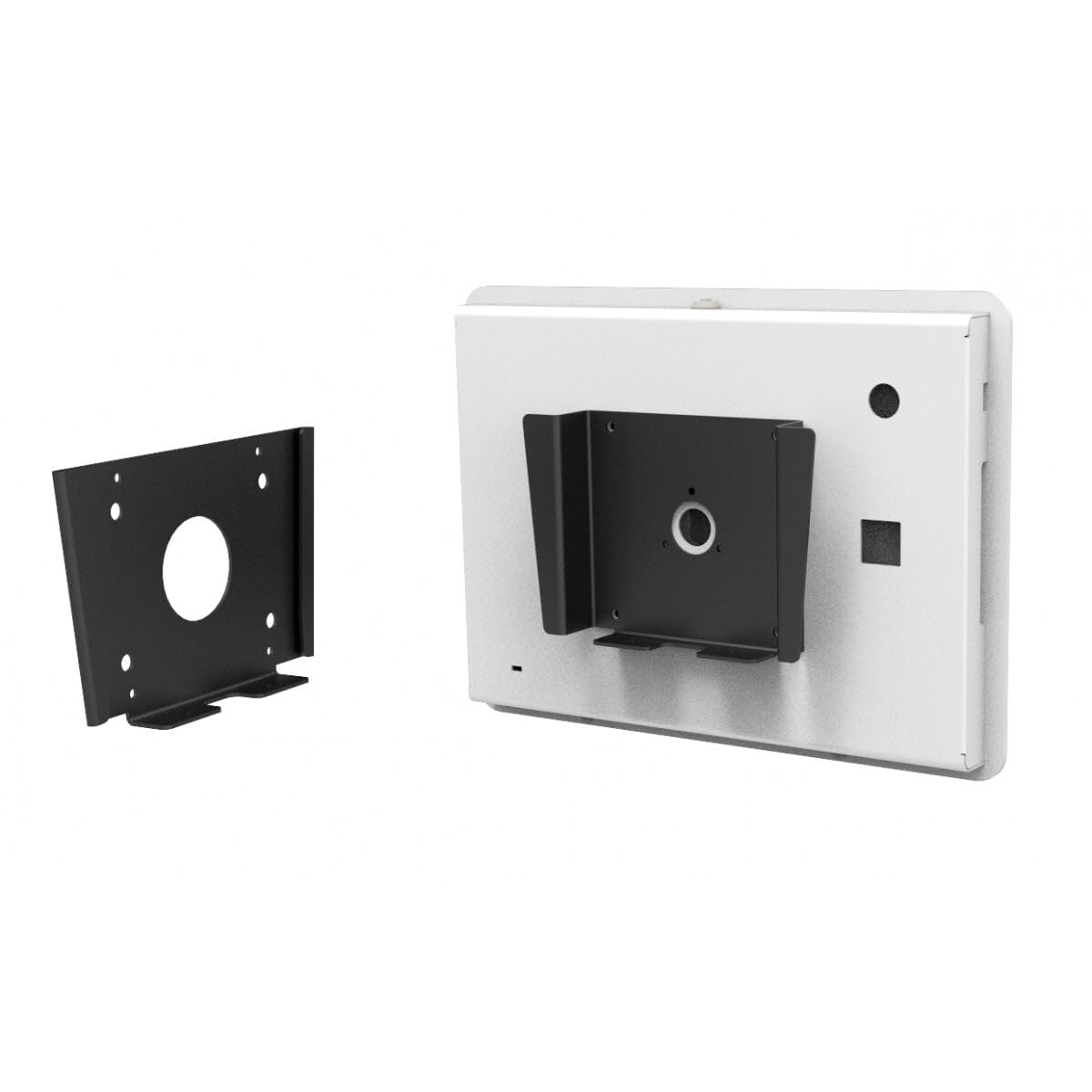 Compulocks VESA Flat Wall Mount Bracket Black - 100mmx100mm VESA Compatible Mount, Simple, Slim, & Secure Mounting - ENWMB