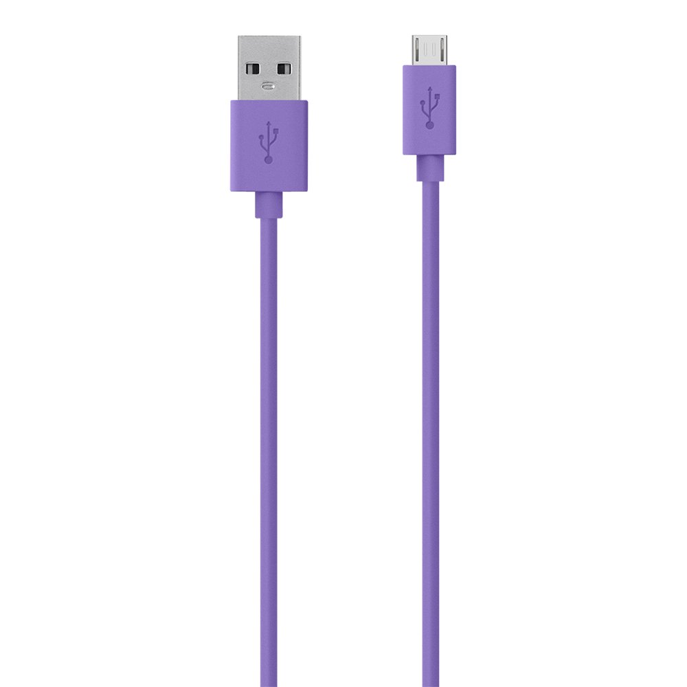 Belkin MIXIT - USB cable - Micro-USB Type B (M) to USB (M) - 4 ft - Purple