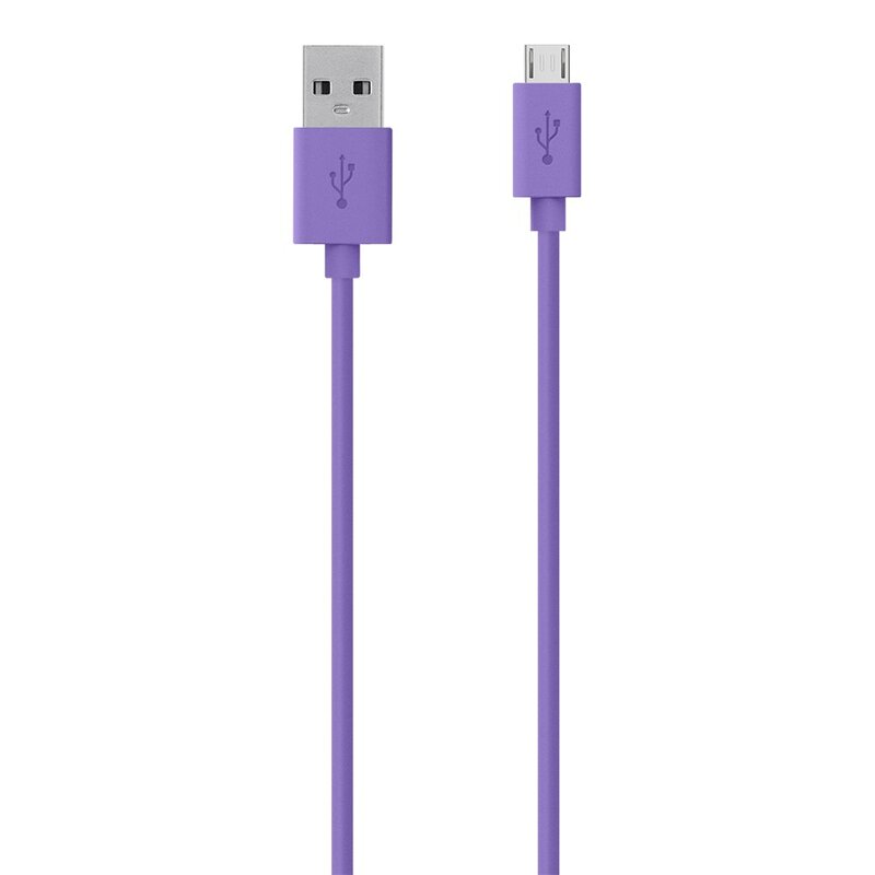 Belkin MIXIT - USB cable - Micro-USB Type B (M) to USB (M) - 4 ft - Purple