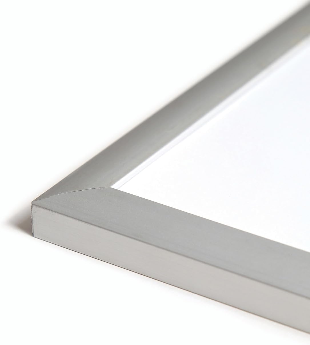 U Brands Magnetic Dry-Erase Board, 96in X 48in, Silver Aluminum Frame, Actual Size 95in X 47in (2891U00-01)