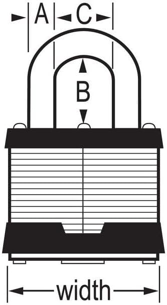 Master Lock 3KA 3212 Padlock (6-Pack)