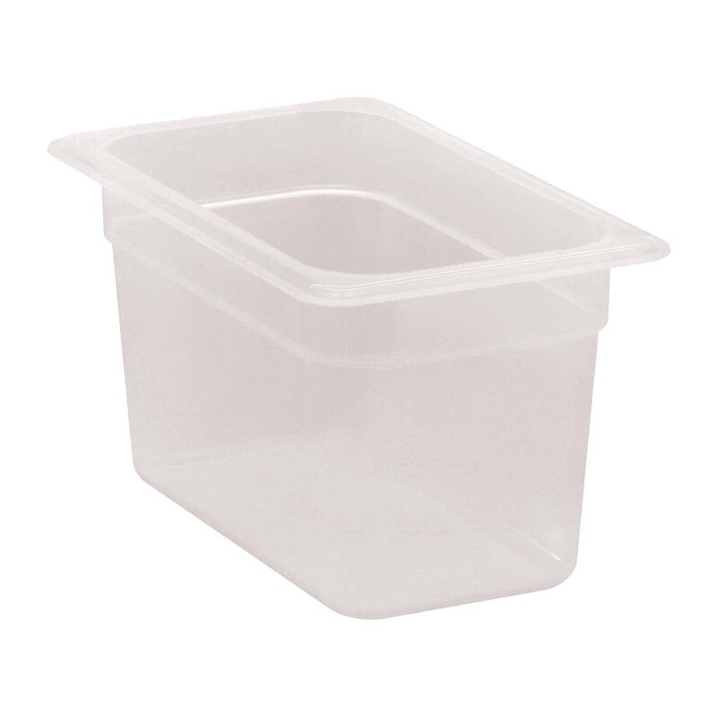 Cambro 46PP190 Translucent Fourth Size x 6" Deep Food Pan