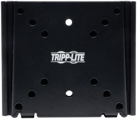 Tripp Lite Fixed Wall Mount for 13" to 27" TVs, Monitors, Flat Screens, LED, Plasma or LCD Displays (DWF1327M), Black
