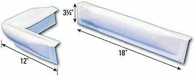 Dock Edge Dock Bumper Straight Dockguard - 18" - White