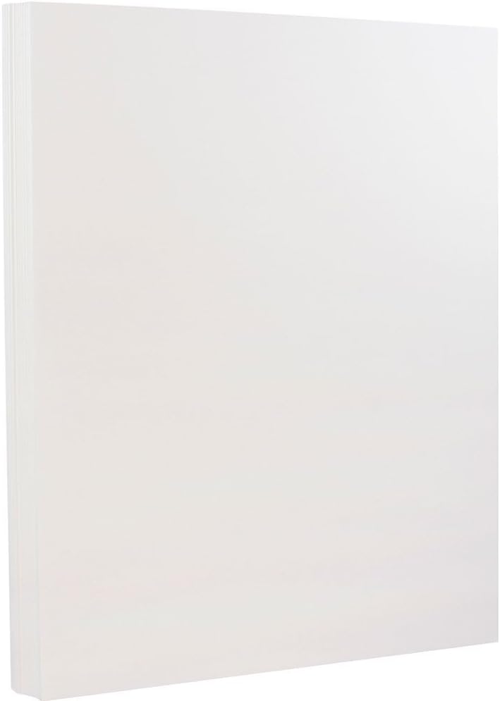 JAM PAPER Extra Heavy Weight 130 lb Cover Card Stock - Letter (8.5 x 11) - 25 Sheets