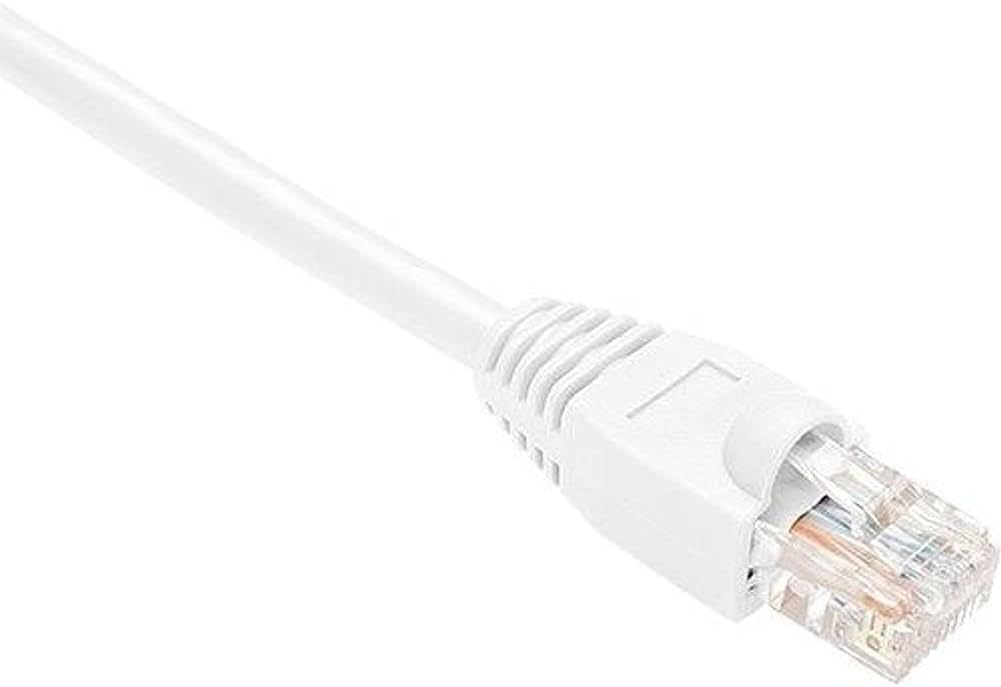 UNIRISE USA Cat6 Ethernet Patch Cable - 6 ft White Booted