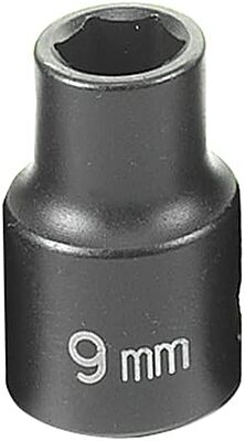 Grey Pneumatic 3/8" Drive 9mm Socket