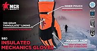 MCR SAFETY Insulated Mechanic's & Lifting Gloves, Series 980