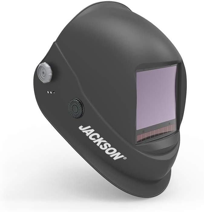 Jackson Safety TRANSLIGHT 555 + Premium Auto Darkening Helmet, Digital Control, 3.86" x 3.23" Viewing Area, 46250