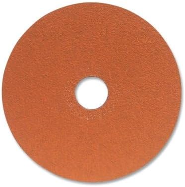 Norton 66254468390 4-1/2” Blaze AVOS F980 Ceramic Alumina Speed-Lok Fastener See-Thru Fiber Discs, 36 Grit, Coarse, 10 Pack