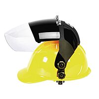 SELLSTROM Safety Face Shield with Universal Hard Hat Slot Adapter, Clear Anti-Fog Polycarbonate