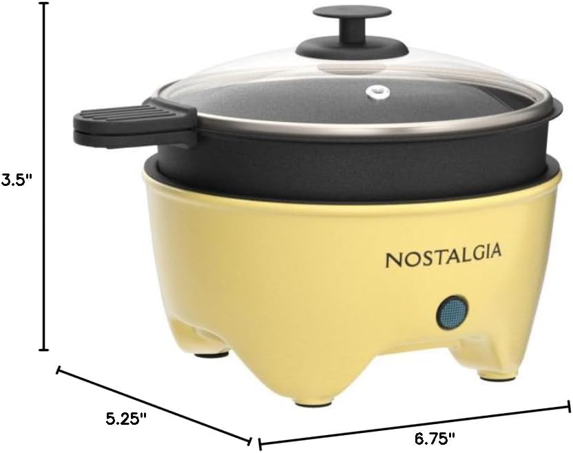 Nostalgia MyMini Personal Sandwich Maker & Electric Skillet
