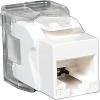 Tripp Lite N230-001-WH-TF Cat6/Cat5e 110 Style Punch Down TAA/GSA Keystone Jack (White)