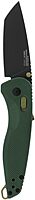 SOG Aegis AT Tanto Assisted Folding Knife, Ambidextrous AT-XR Lock, Heat-Treated D2 Blade, Ergonomic Handle