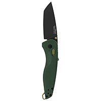 SOG Aegis AT Tanto Assisted Folding Knife, Ambidextrous AT-XR Lock, Heat-Treated D2 Blade, Ergonomic Handle