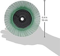 3M 3M-27605 Radial Bristle Brush Grade - 50, Size - 6 x 1/2