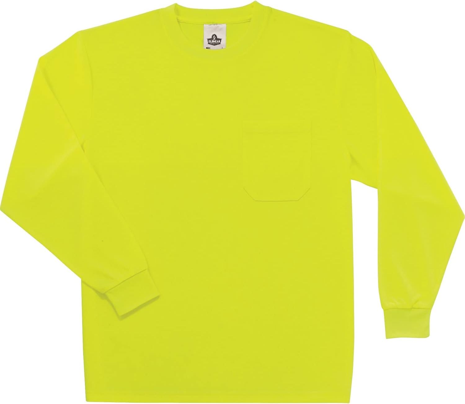 ERGODYNE GloWear 8091 Non-Certified Hi-Vis Long-Sleeve T-Shirt