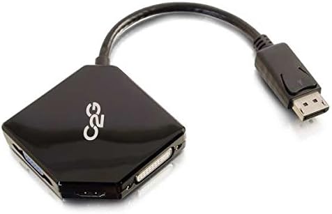 C2G DisplayPort to HDMI, DVI or VGA Adapter Converter