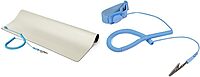 StarTech.com Anti Static Mat & ESD Wrist Strap with Grounding Wire - Anti-Static Wrist Band (SWS100)