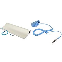 StarTech.com Anti Static Mat & ESD Wrist Strap with Grounding Wire - Anti-Static Wrist Band (SWS100)