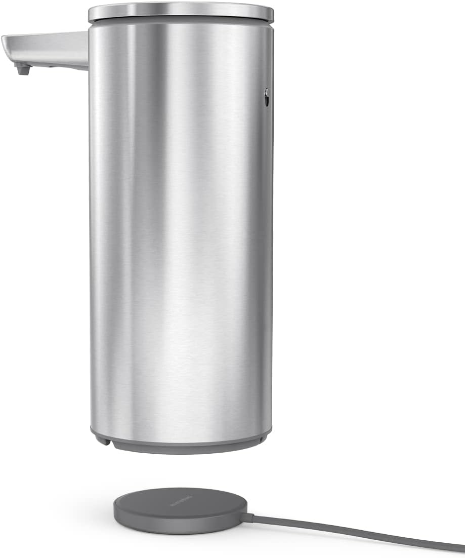 simplehuman Touch-Free Sensor Soap and Sanitizer Dispenser