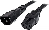 StarTech.com Heavy Duty IEC 60320 C14 to C15 Power Cord, 14AWG 15A 250V, UL Listed