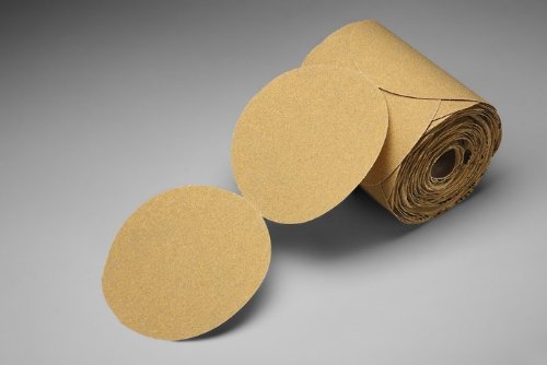3M (49909) Gold Paper Disc Roll 216U, 5 in x NH P80 A-weight [You are purchasing the Min order quantity which is 1 Rolls]