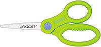 Westcott Ant-Microbial Kids Scissors, 5in, Pointed, Assorted Colors