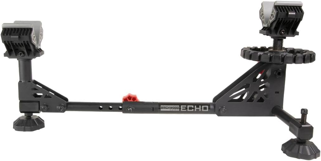 Birchwood Casey Echo Durable Adjustable Rifle Shooting Rest with Steel Frame Design & Non-Slip Rubber Stock Rest