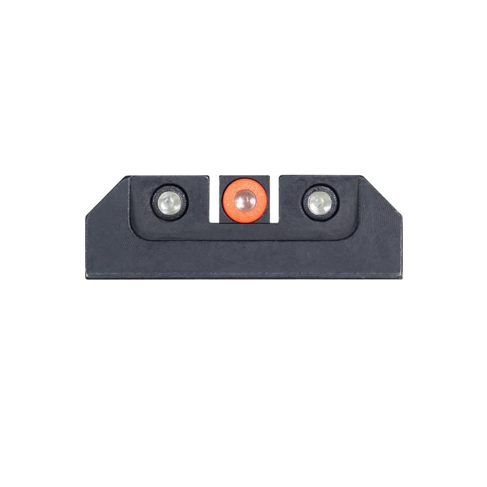Night Fision Tritium Night Sight Set for Taurus G2C/G2/G3/TX22 - Perfect Dot Front Sight with Fluorescent Ring