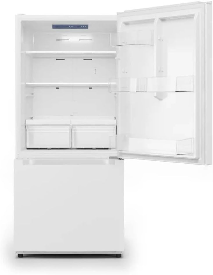 Midea 18.7 Cu. Ft. Bottom Mount Freezer Refrigerator - 18.70 ft - Auto-defrost - Reversible - 2x Freezer Drawer(s)
