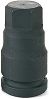 GREY PNEUMATIC 1" Drive Hex Driver Socket