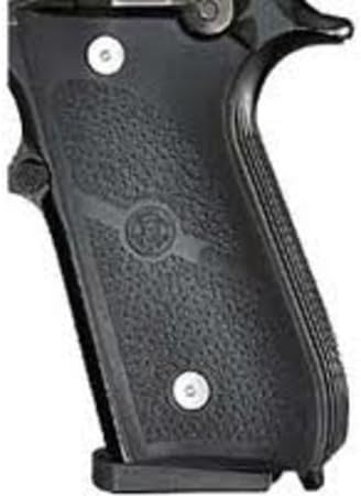 Hogue Rubber Grip Panel Set for Taurus PT-92, PT-99, PT-100, PT101, PT-92AR, Black - 99010