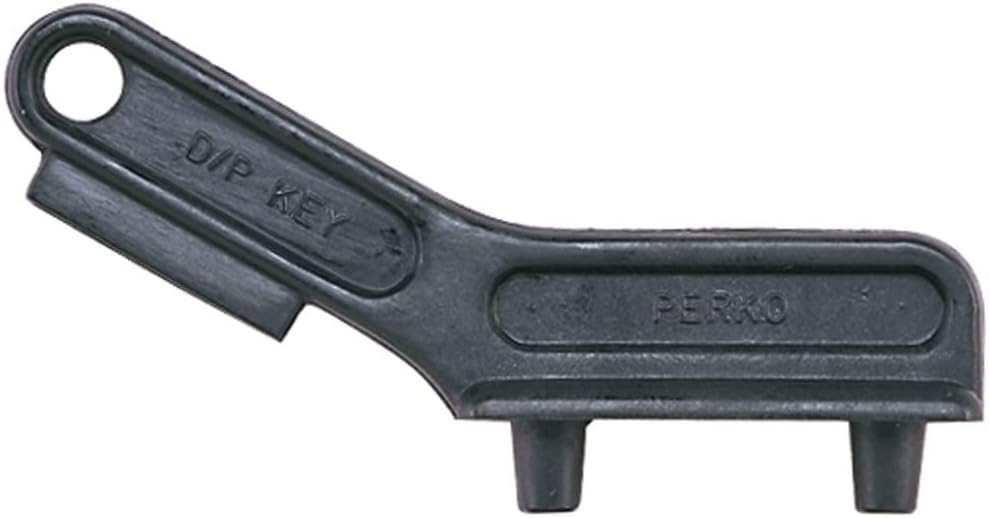 Perko 12487-8DP Deck Plate Key - Black
