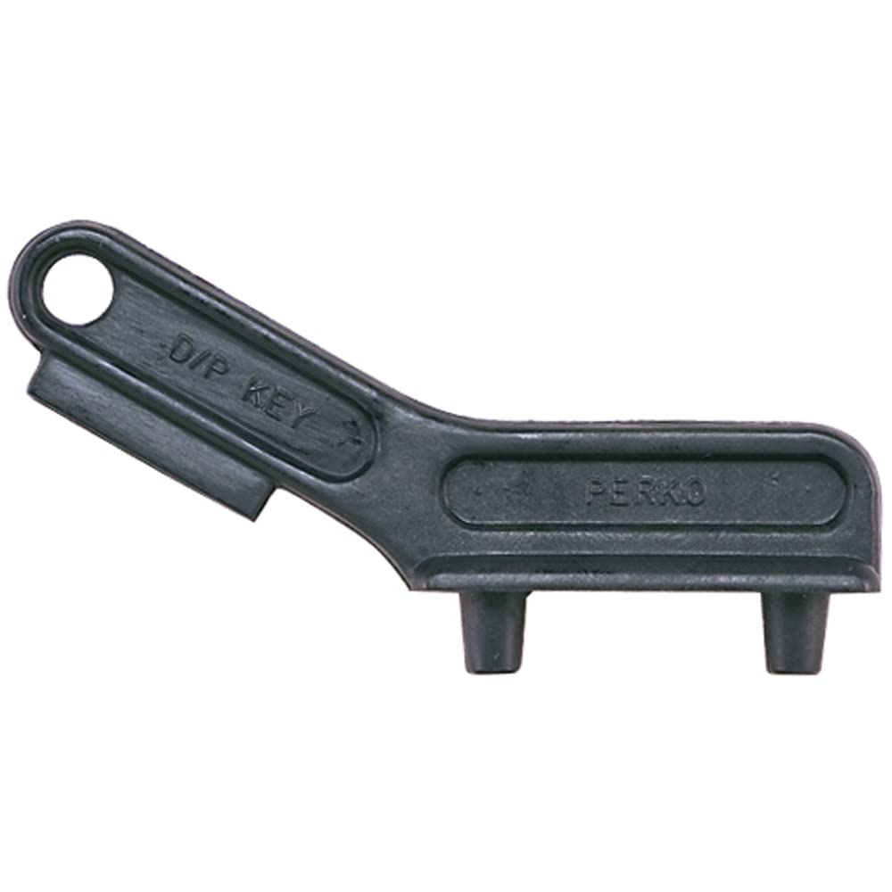 Perko 12487-8DP Deck Plate Key - Black