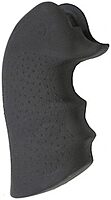Hogue Rubber Monogrip Revolver Stock with Finger Grooves for Ruger Blackhawk/Single Six, Black - 83000