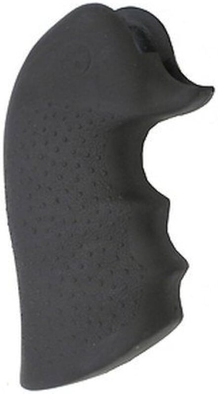 Hogue Rubber Monogrip Revolver Stock with Finger Grooves for Ruger Blackhawk/Single Six, Black - 83000