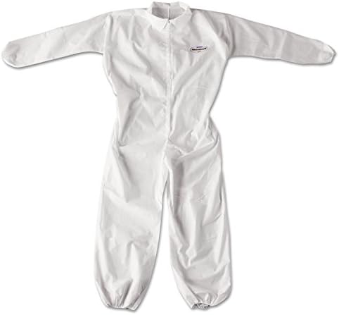 A20 Breathable Particle Protection Coveralls, Zip Closure, X-Large, White