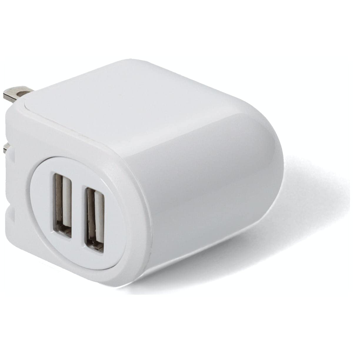 AddOn Dual-Port USB AC Adapter - 12W, White