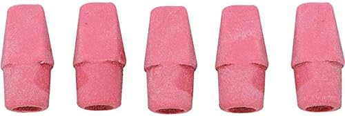Integra Pink Pencil Cap Eraser - Lead Pencil - Wedge - Latex-free - 144/Box - Pink