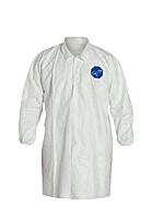 DUPONT TY211SWHXL003000 Labcoat, Snap Front, 2 Pockets, PK30