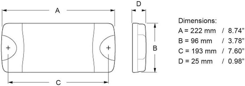 Hella Marine DuraLED 50 Low Profile Interior/Exterior Lamp - Wide White Spreader Beam