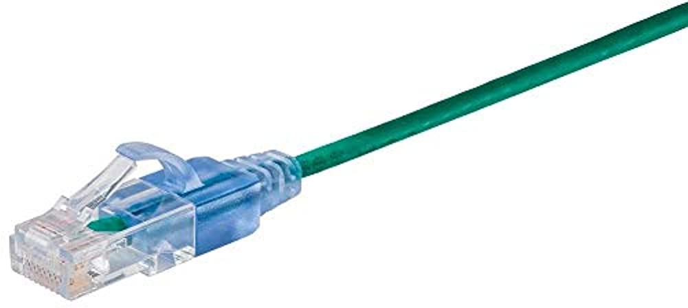 Monoprice SlimRun Cat6A Ethernet Patch Cable - 30AWG UTP Snagless RJ45 10G