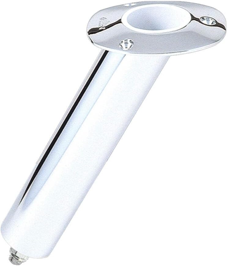 Lee's 30 Degree SS Flush Mount Swivel Base Rod Holder - 2" x 9" - Medium