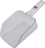 Rubbermaid Commercial Products Bouncer Ice Scoop 32 Ounce Clear for Ingredient Bins or Freezer Small Plastic 32-Ounce